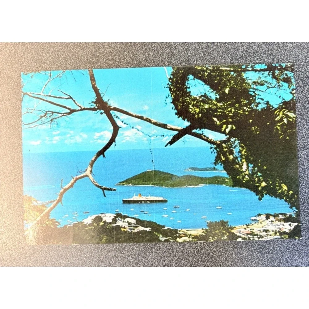 Vintage US Virgin Islands Scenic Postcards Lot of 6 Unused